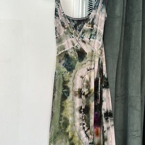 Katya Moon Dyes Midi Tie Dye Dress